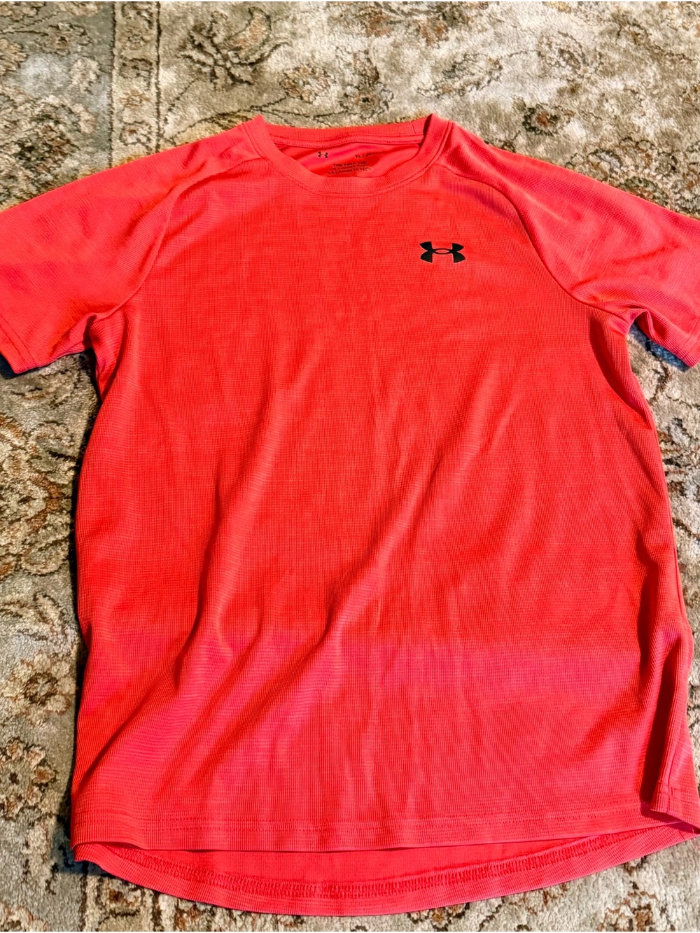 Under Armour Boy’s Short Sleeve Performance Tee - Coral Red